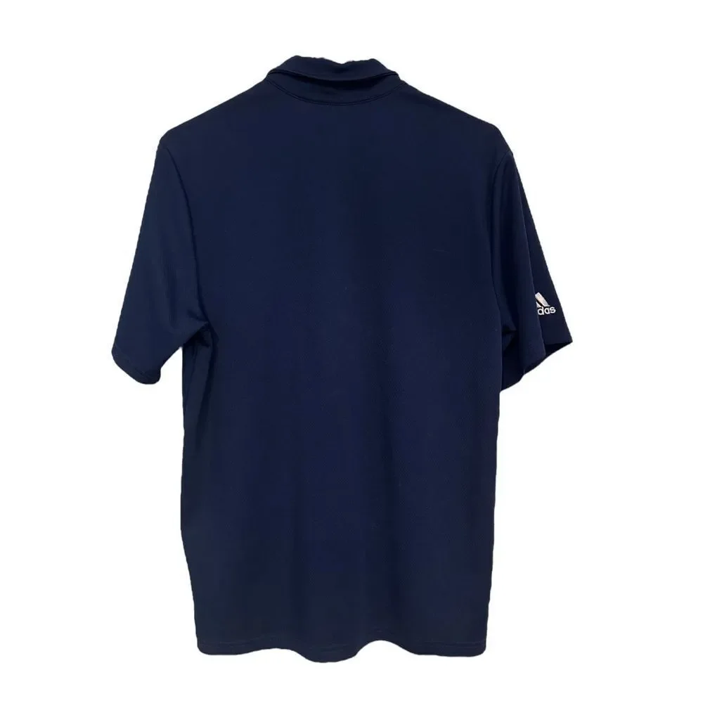 Adidas Men’s Navy Blue Climalite Short Sleeve Polo Shirt‎ Size Medium